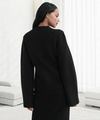 Liya™ | Strickjacke mit weiten Ärmeln Herbst