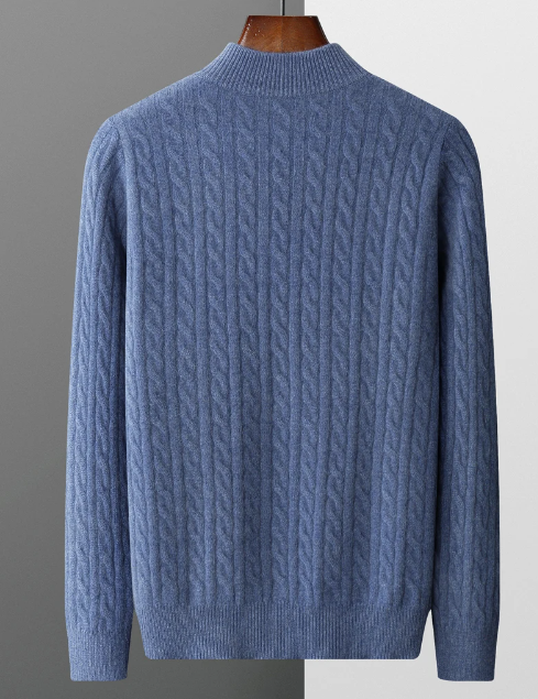 Gianni™ l Cardigan Casual mit Reißverschluss aus Merinowolle 