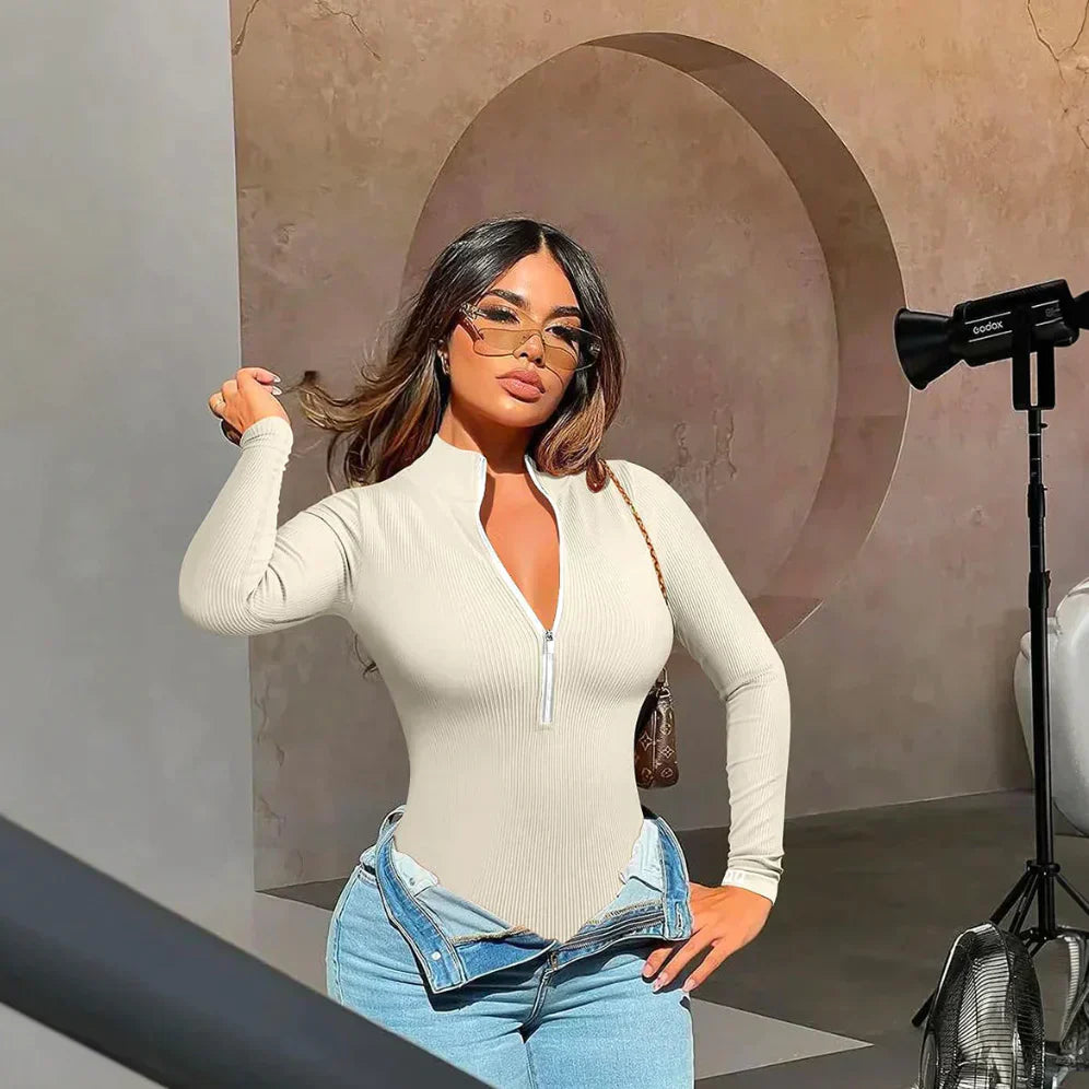 Sophieja™ Long Sleeve Bodysuits 