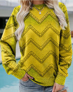 EVA – GEOMETRISCHES KASCHMIR-SWEATSHIRT