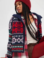 Norvaya | Fair-Isle-Strickpullover mit norwegischem Retro-Muster