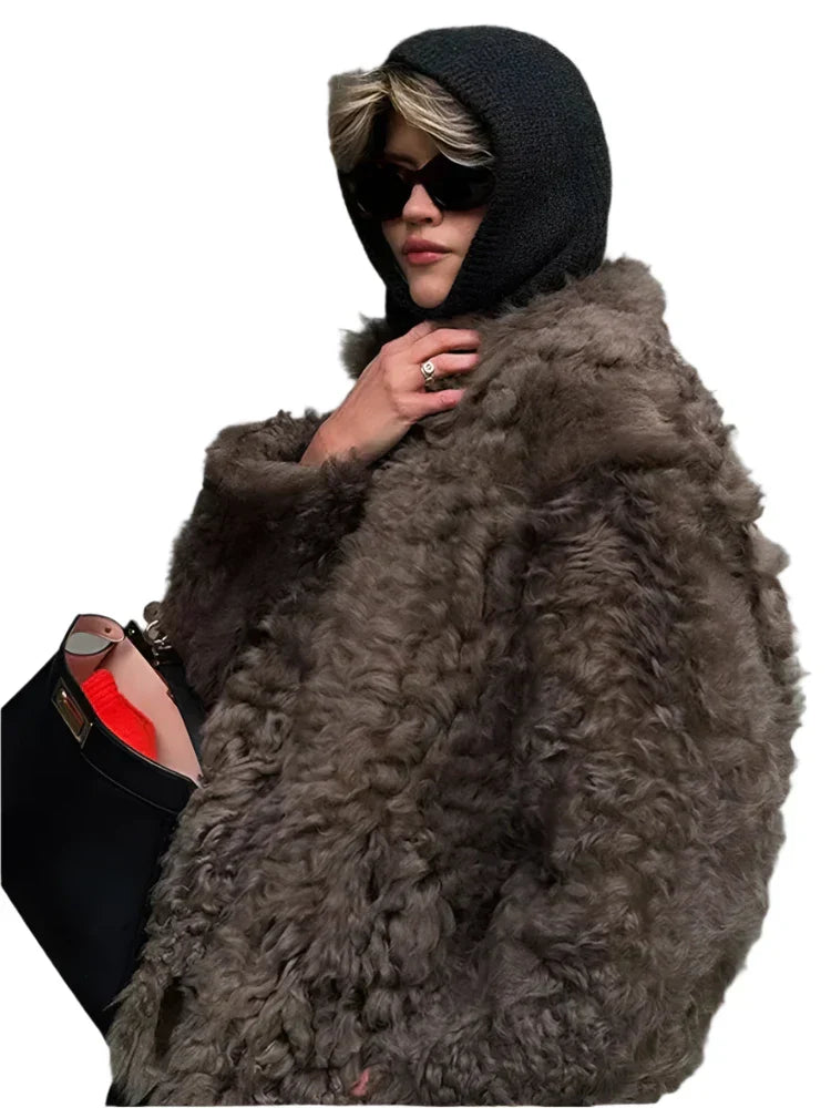 Isabelle – Luxuriöser weicher Damen-Kunstpelzmantel