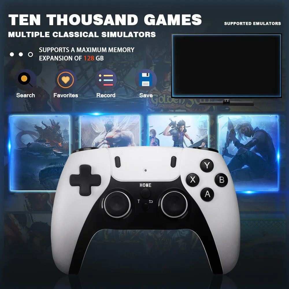 Game Stick™ 4k PRO + 2 PS5 controllers 