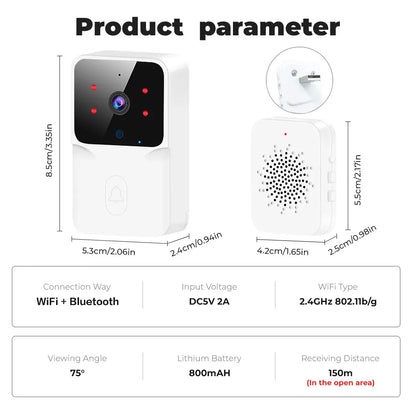 Tuya SecureCam™ | Smart Doorbell Camera | Long Standby Battery