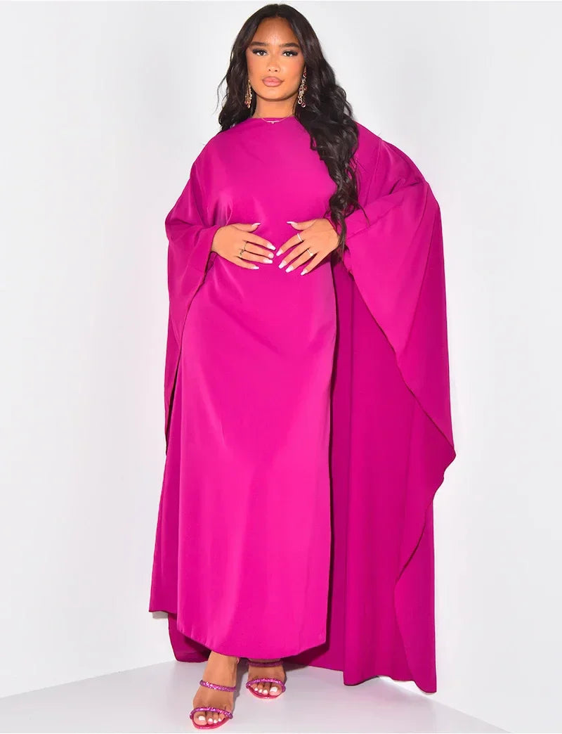 Aisia™ – Satin-Stretch-Abaya