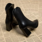 Meral | Damen-Ankle-Boots mit luxuriösem Lederdesign und edler Verarbeitung