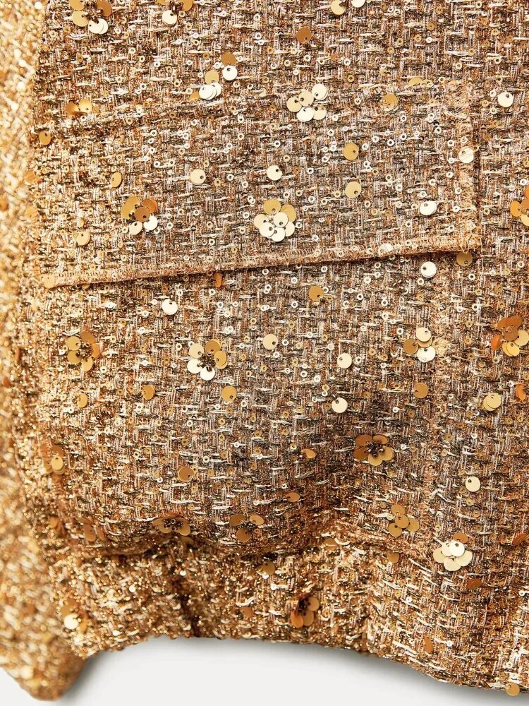 Bianca – Verzierte Bomberjacke aus Metalldraht für Damen