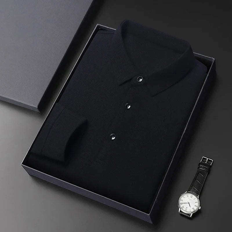 David | Luxe Lange Mouwen Polo