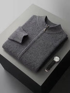 Mauro | Loungewear-Set aus Wolle | Weicher Strickcardigan &amp; Jogginghose mit Thermoregulierung
