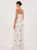 Camila | Linen Polka Co-ord Set