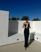 Nina™ – Maxikleid mit tiefem V-Ausschnitt