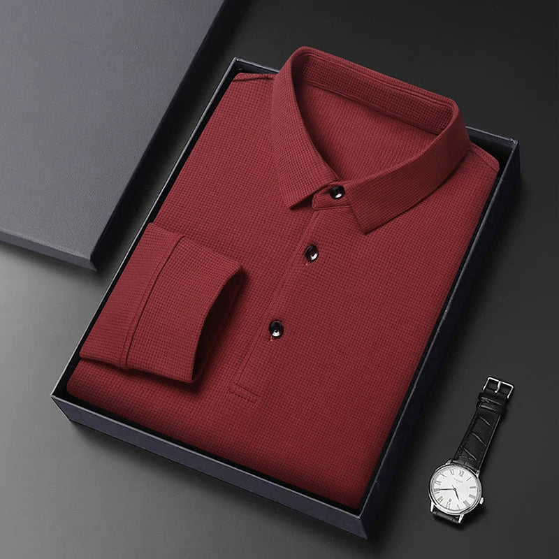 David | Luxe Lange Mouwen Polo