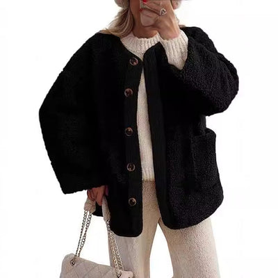 Sienna Cozy | Luxe Teddy Jas met Oversized Pasvorm