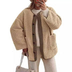 Sienna Cozy | Luxe Teddy Jas met Oversized Pasvorm