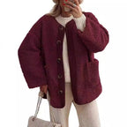 Sienna Cozy | Luxe Teddy Jas met Oversized Pasvorm