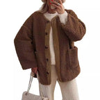 Sienna Cozy | Luxe Teddy Jas met Oversized Pasvorm