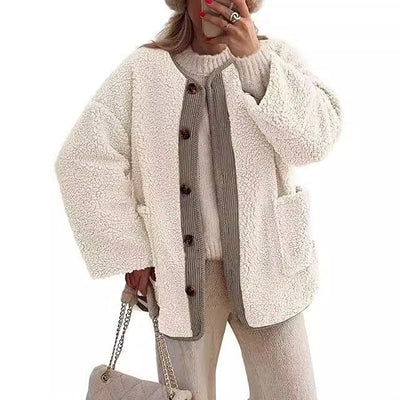 Sienna Cozy | Luxe Teddy Jas met Oversized Pasvorm