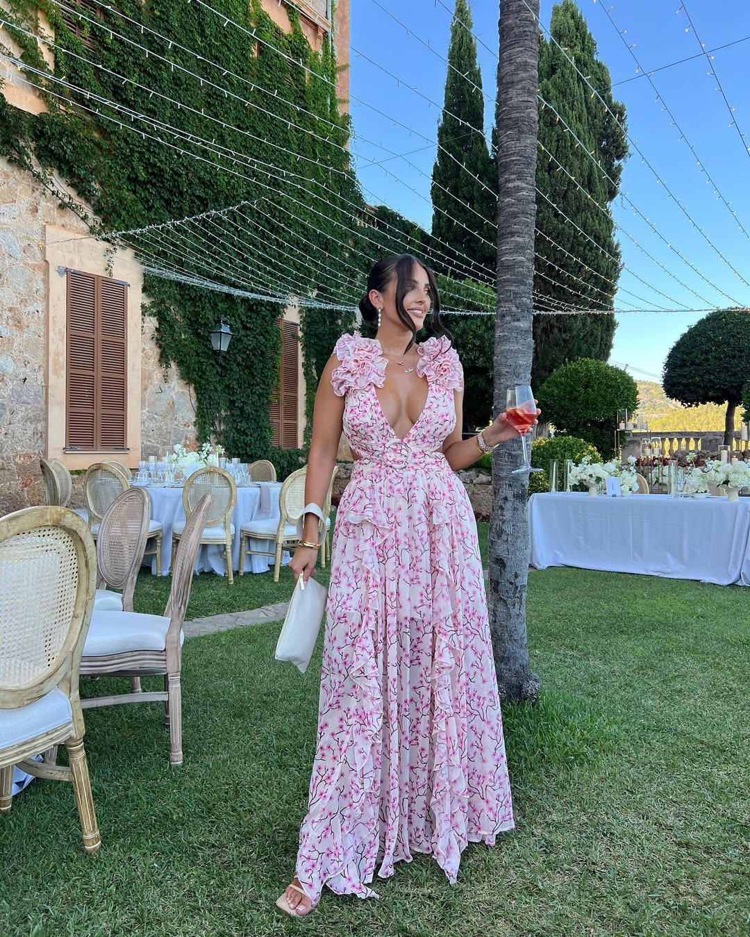 Elizabeth | Maxikleid mit Blumenmuster