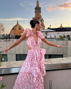 Elizabeth | Maxikleid mit Blumenmuster