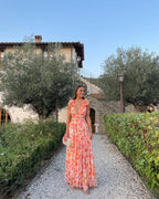 Elizabeth | Maxikleid mit Blumenmuster