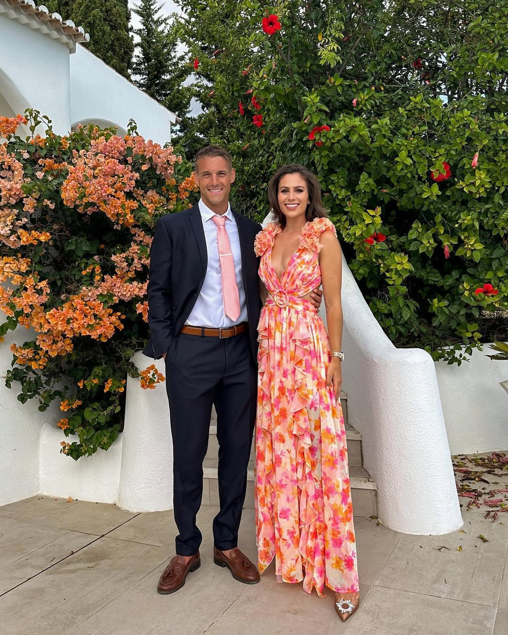 Elizabeth | Maxikleid mit Blumenmuster