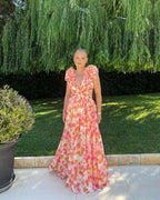 Elizabeth | Maxikleid mit Blumenmuster