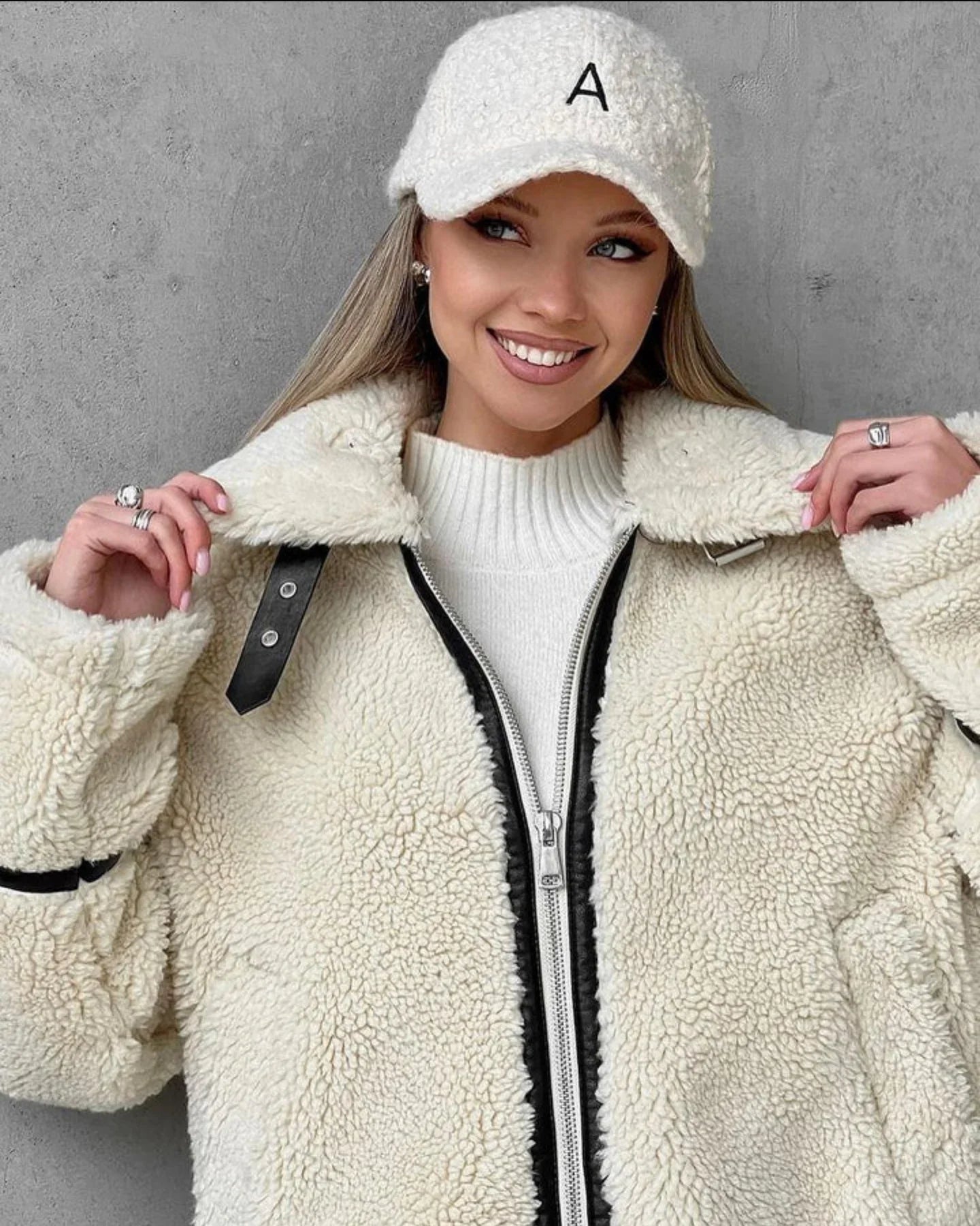 Zari - Teddyfellmantel