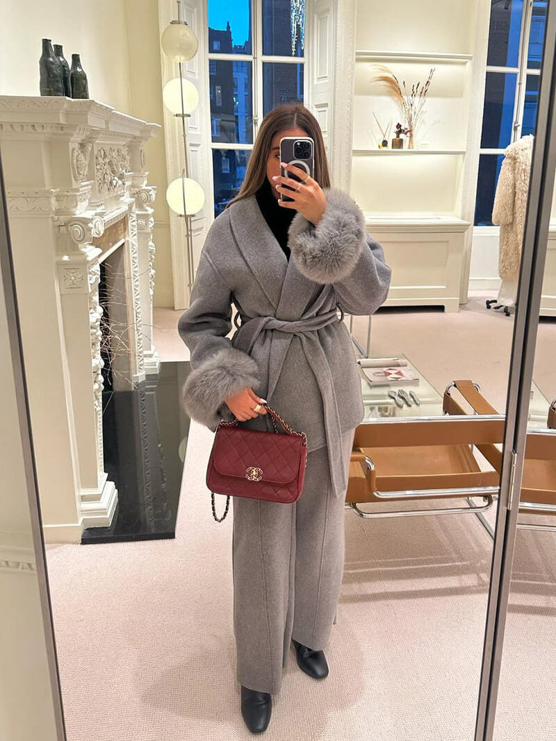 Grace Kunstpelzmantel