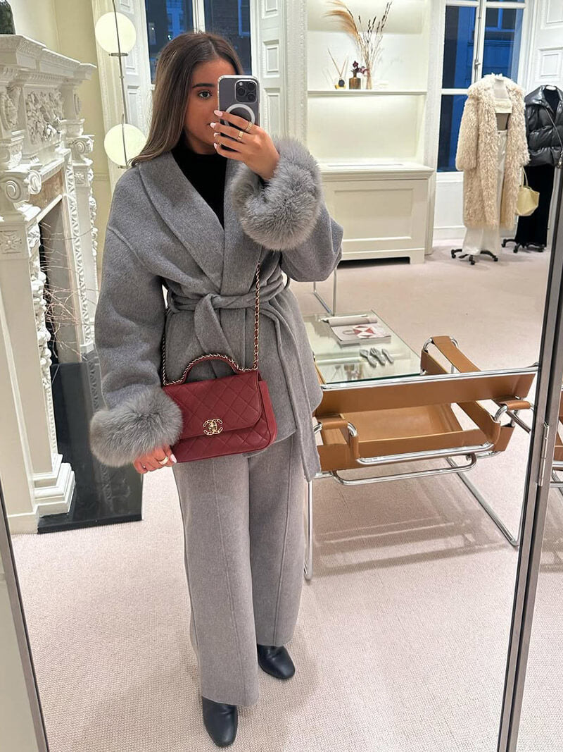 Grace Kunstpelzmantel