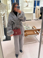 Grace Kunstpelzmantel