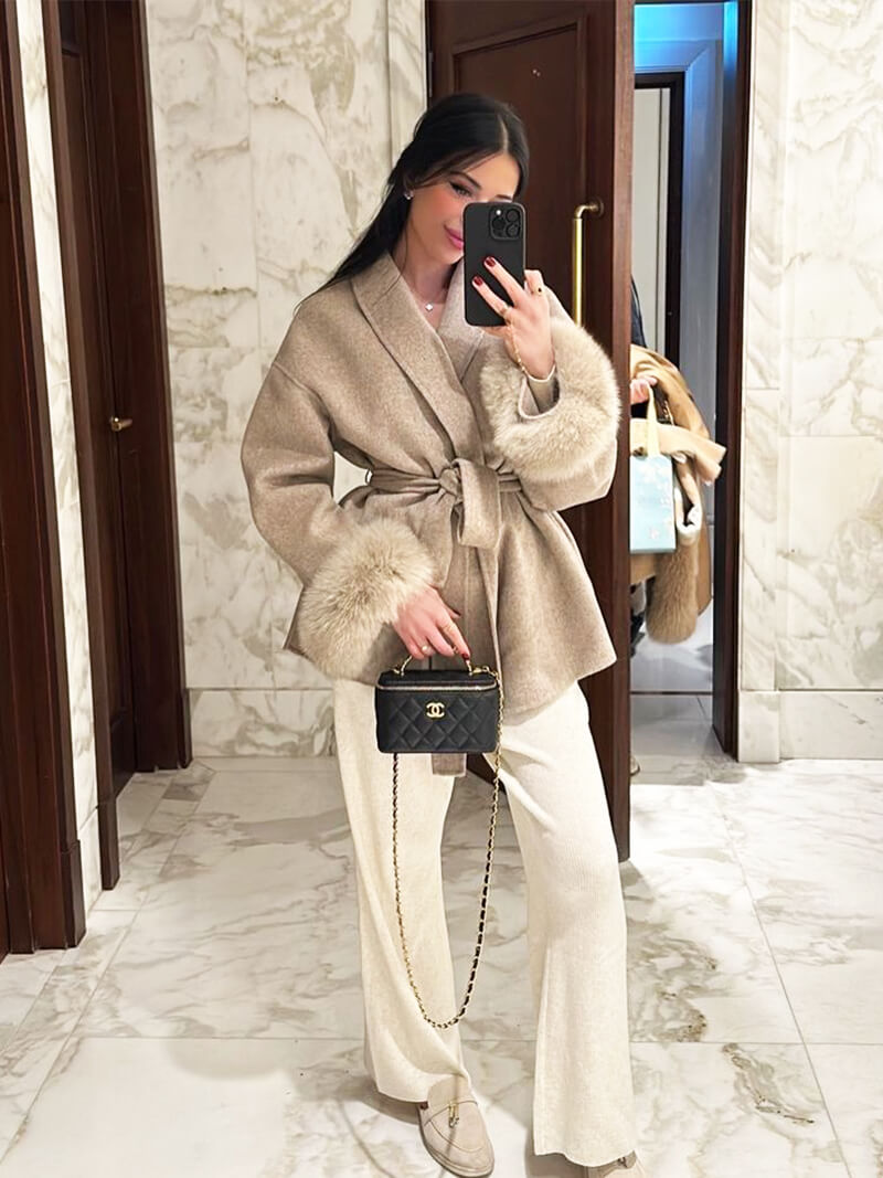 Grace Kunstpelzmantel