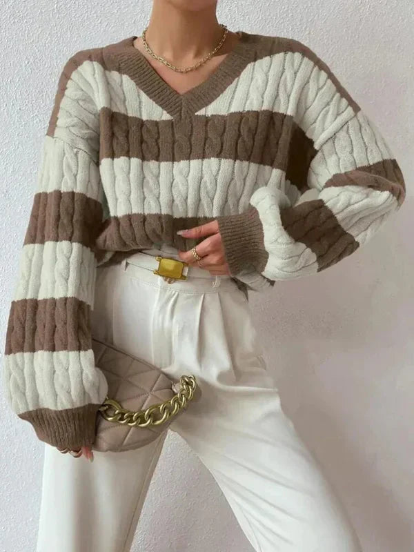 Zienaya™ Sweater met losse schouders