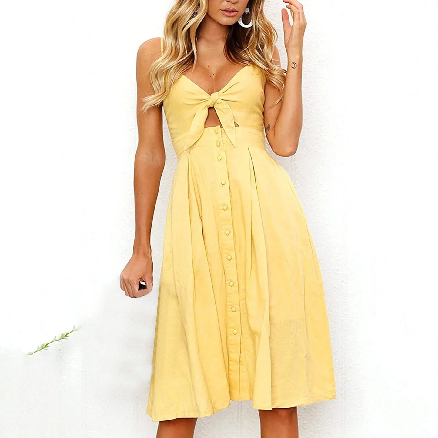 Flirty Bow™ Midi Dress 