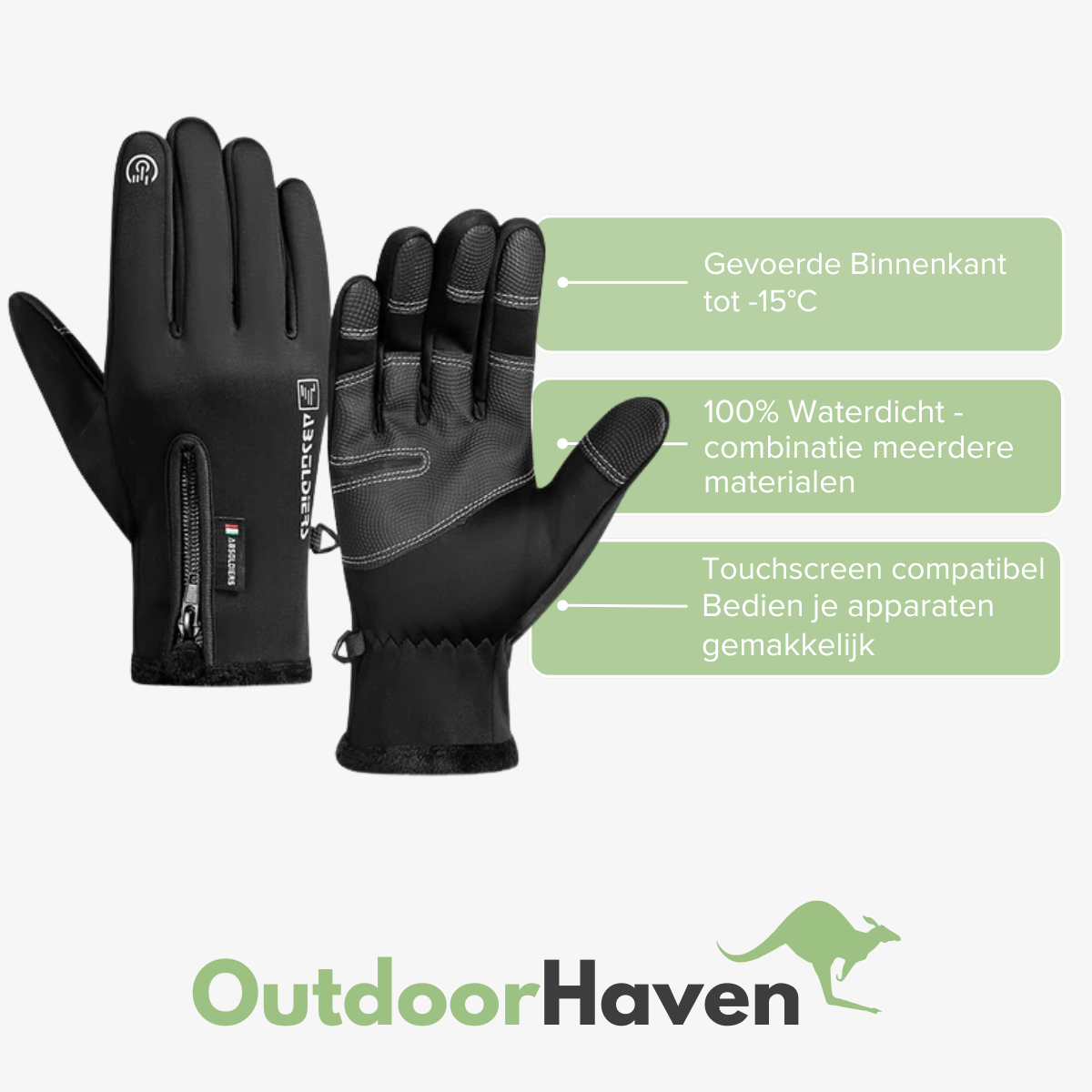 Waterdichte #1 Winterhandschoenen - Smartphone Bediening