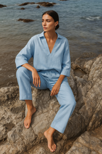 Eloise | Summer pants with linen 