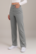 Elsa | High-waisted elastic trousers