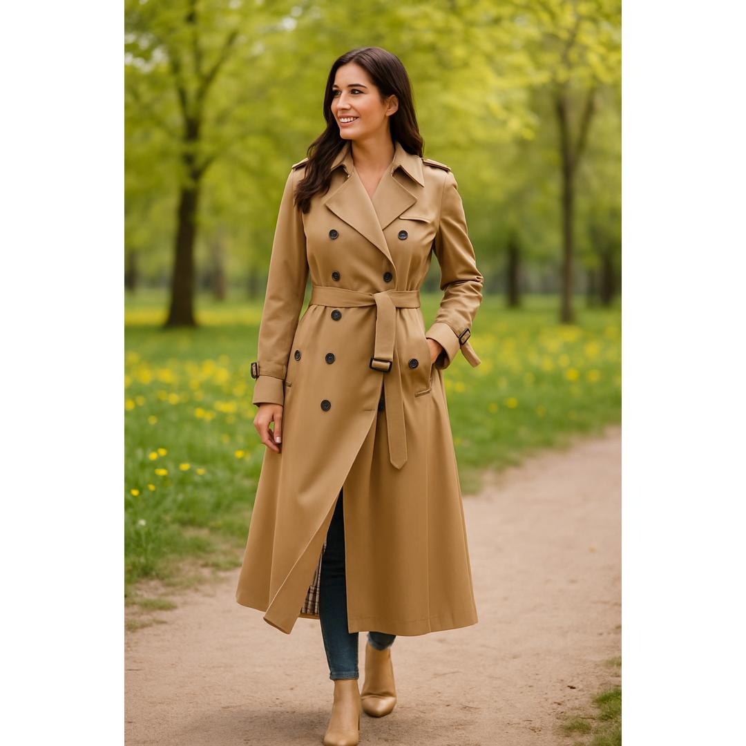 XALVIERE'S™ | Sienna Trench – Tijdloze Klasse