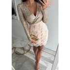 Myrthe | Kleid mit Fransen