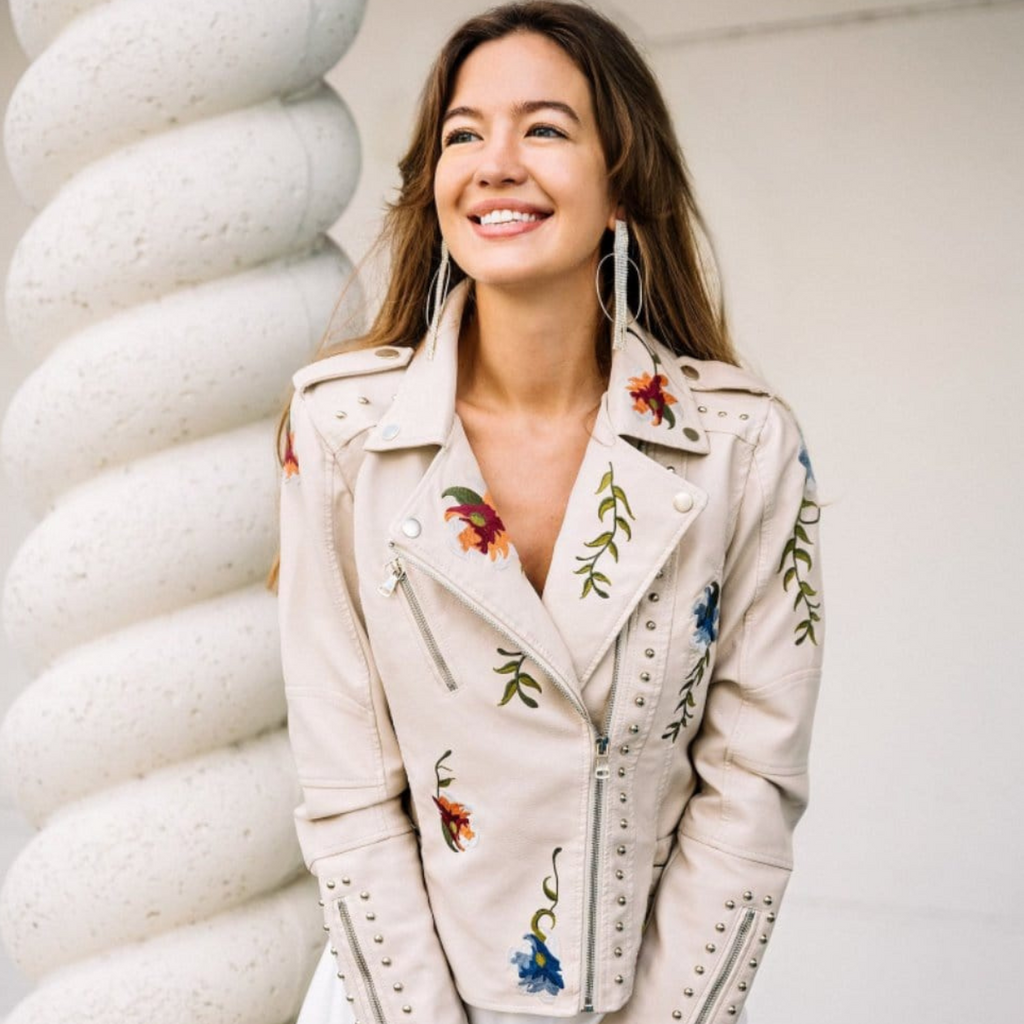 Livia - Vintage Bloemige Jas