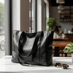 Women's Shoulder Bag – Retro Design with Smooth Surface