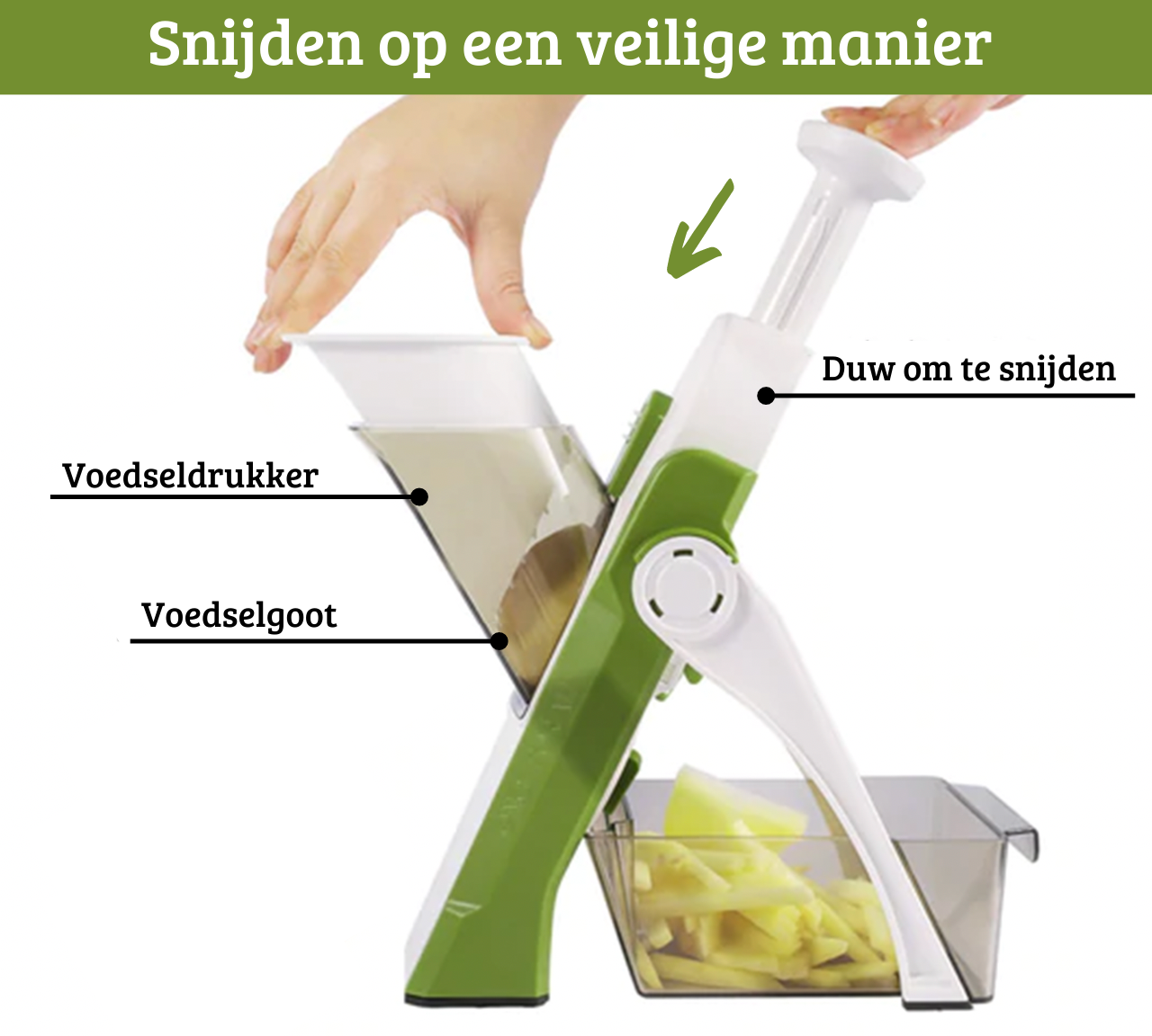 EfficiCut™ | Efficient vegetable cutter | Multifunctional Kitchen Genius 