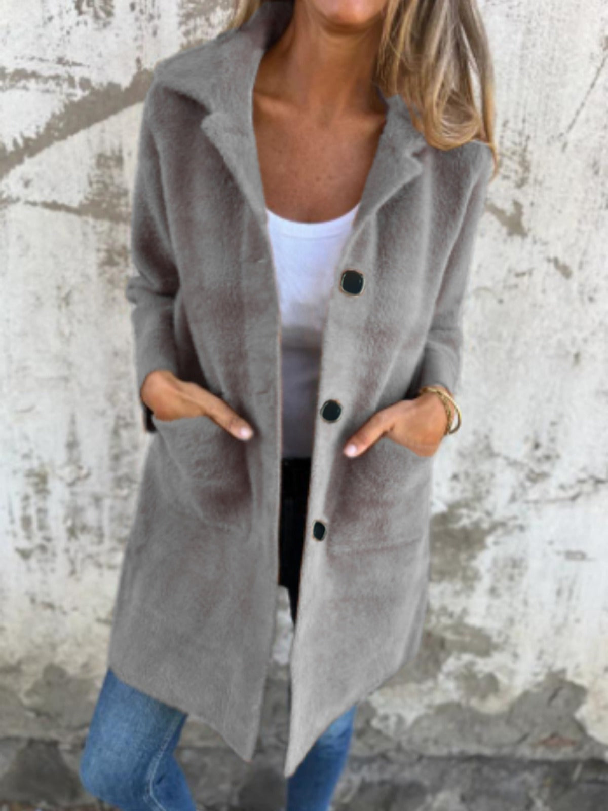 Marcia - Lässige Jacke mit Revers