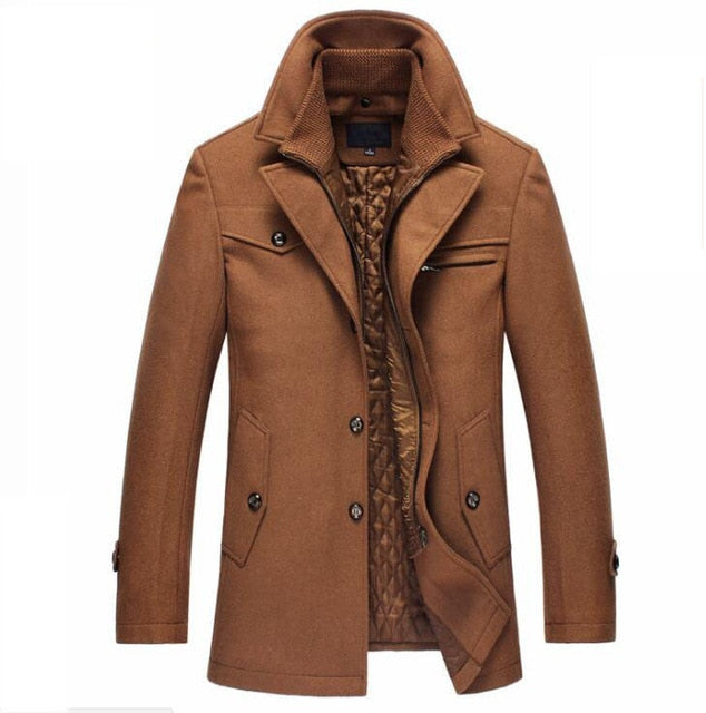 William Dupré | Luxe Wollen Winter Piekjas voor Heren