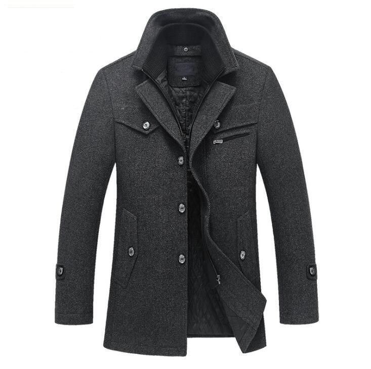 William Dupré | Luxe Wollen Winter Piekjas voor Heren