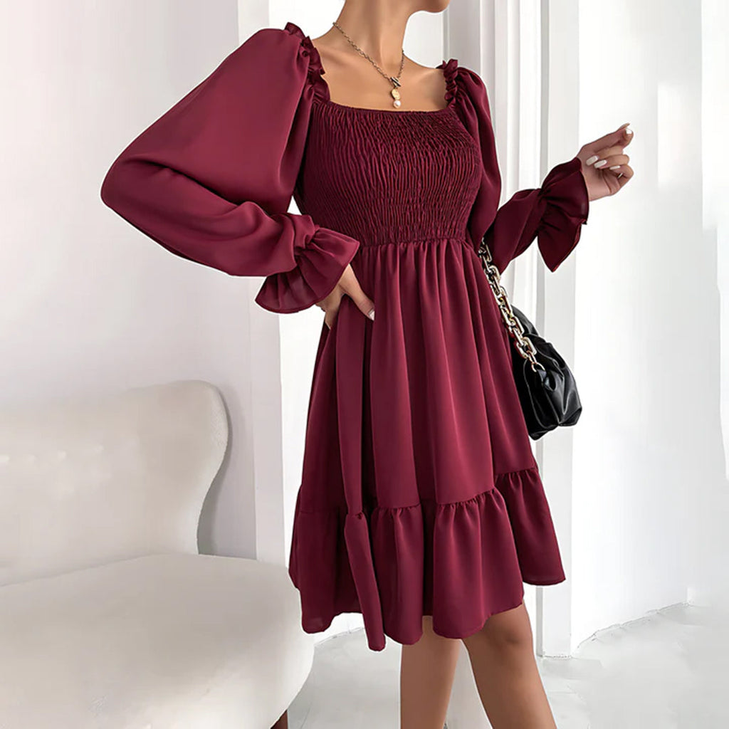 Zelia - Festival Outfit Women - Elegant Dress with Ruffles for Festivals