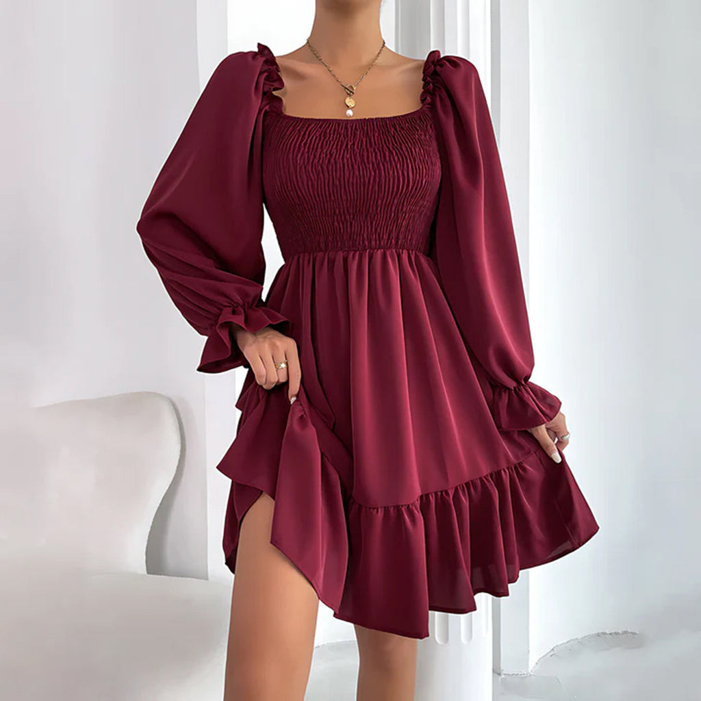 Zelia - Festival Outfit Women - Elegant Dress with Ruffles for Festivals