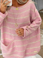 Schicker gestreifter Pullover von Ilona™