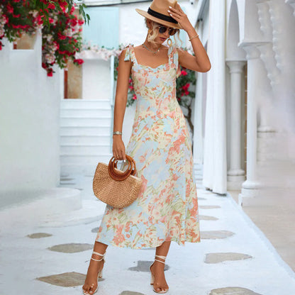 Soria™ - Fashionable floral midi dress