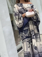 Blaugrana™ - Satijn Tweedelige Set Urban Chic 2026