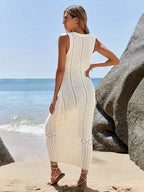 Summer dress - Sleeveless - Loose model - Midi dress - Sundresses